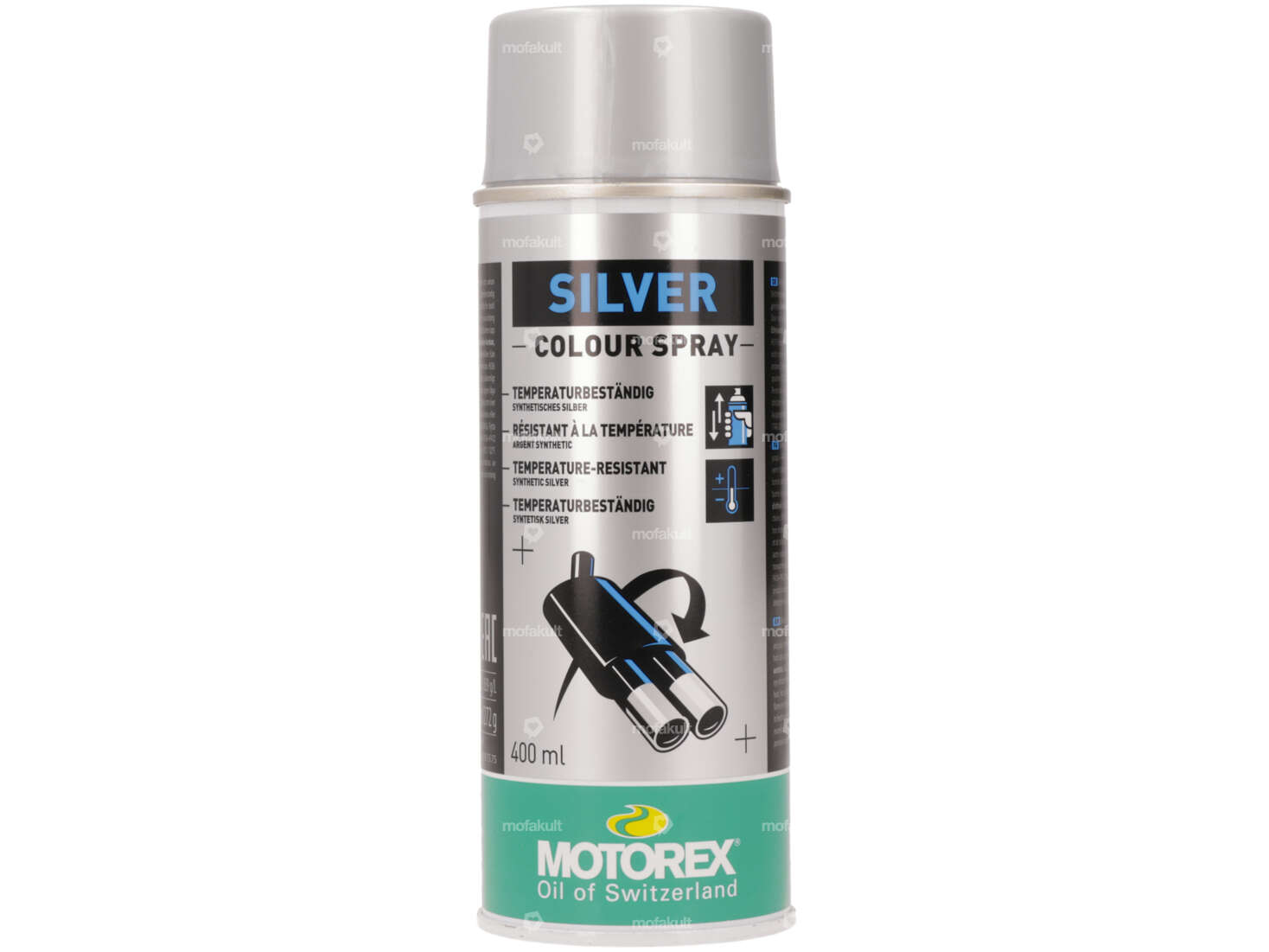 Motorex Silber Hochtemperaturlack 400 ml Carousel Image 1