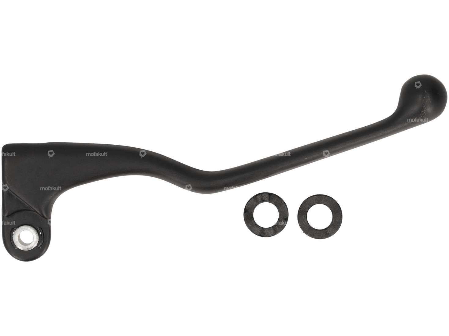 Levier de frein Domino droit long en alu noir NOS Carousel Image 1