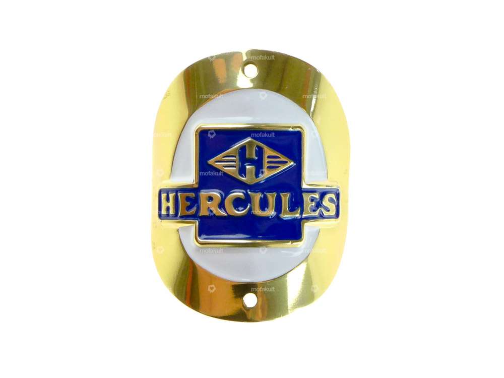 "Hercules" brand plate on the head tube (curved) Carousel Image 1