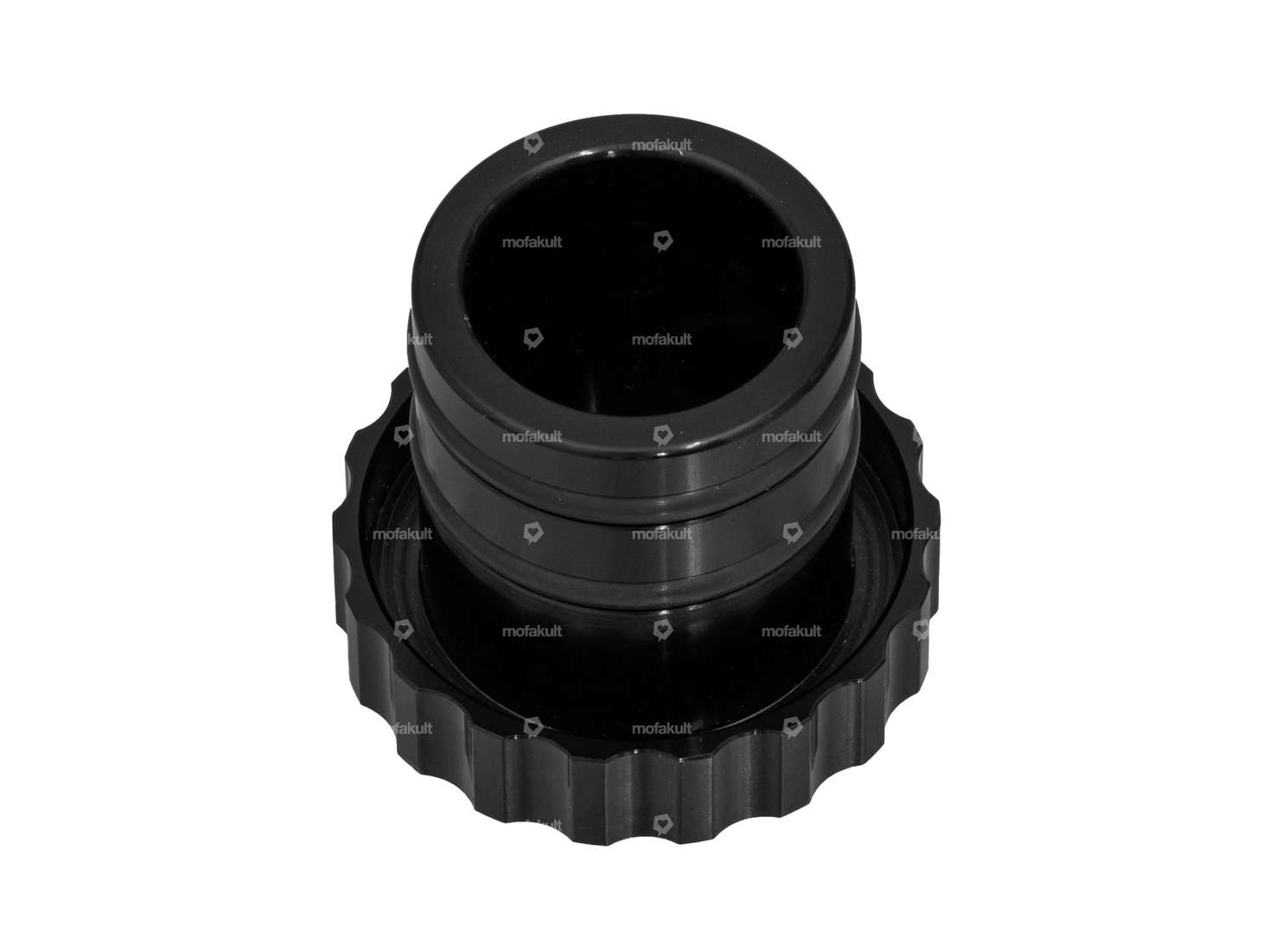 66HEROES Tappo serbatoio carburante nero ondulato | Piaggio Ciao, Bravo Carousel Image 2