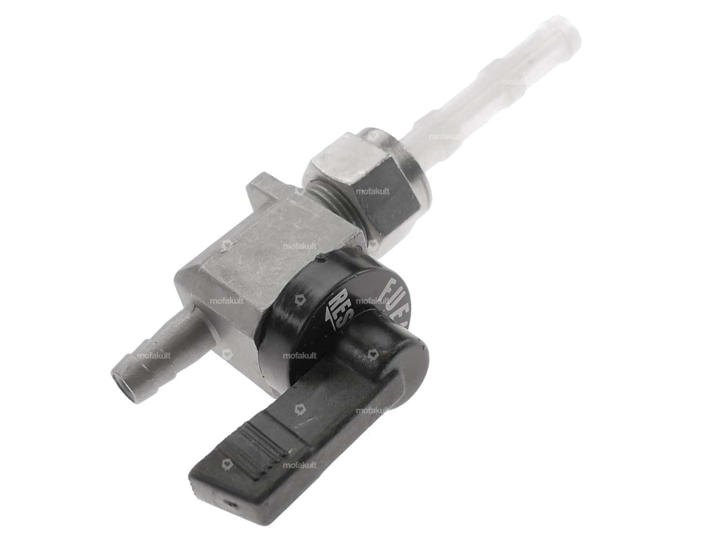 Robinet d'essence OMG vertical M12x1 marqué (avec écrou-raccord) sortant vers le bas Carousel Image 3