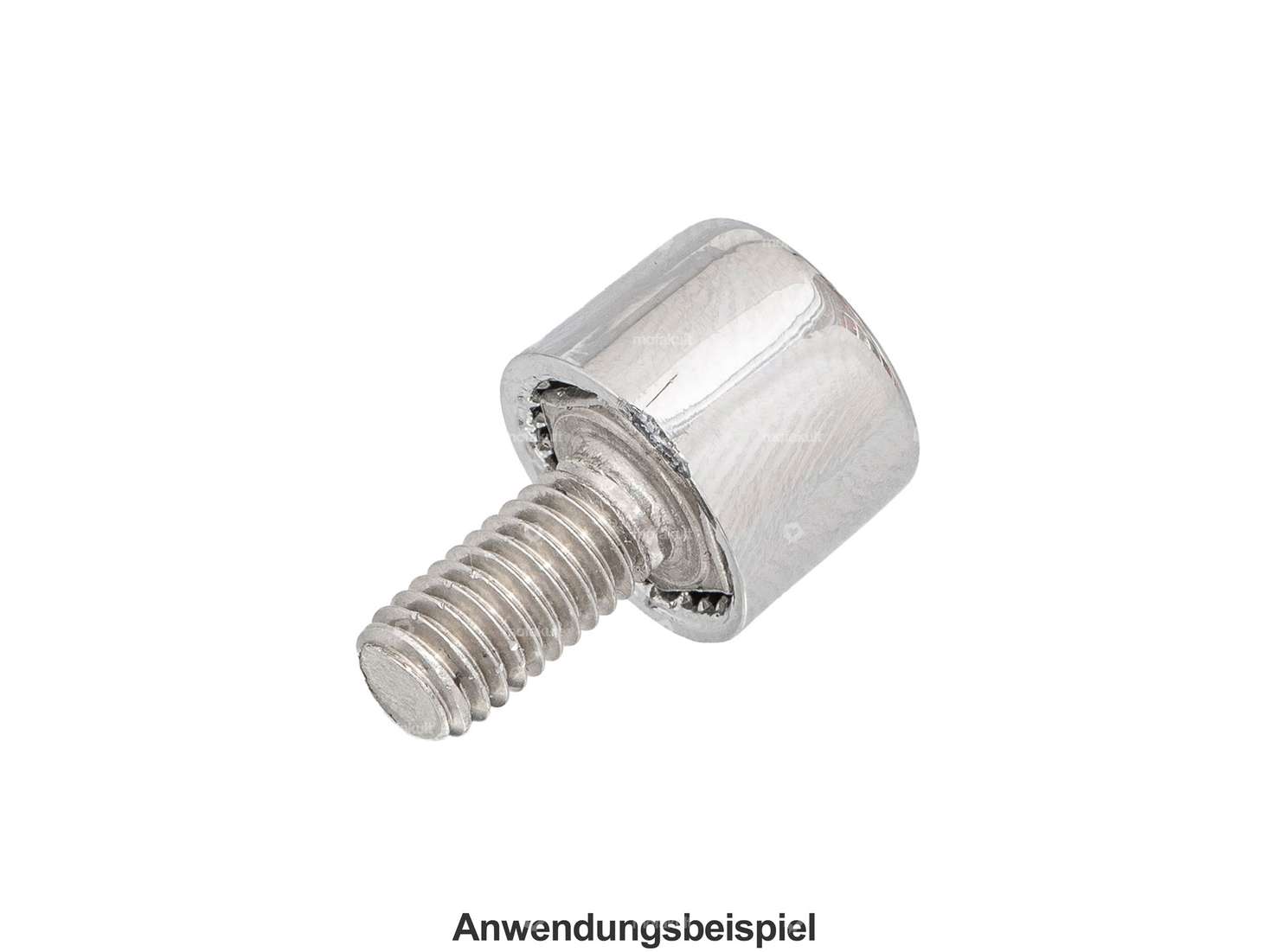 Coperchio SW8 esagono esterno (M5) Cromo Carousel Image 4