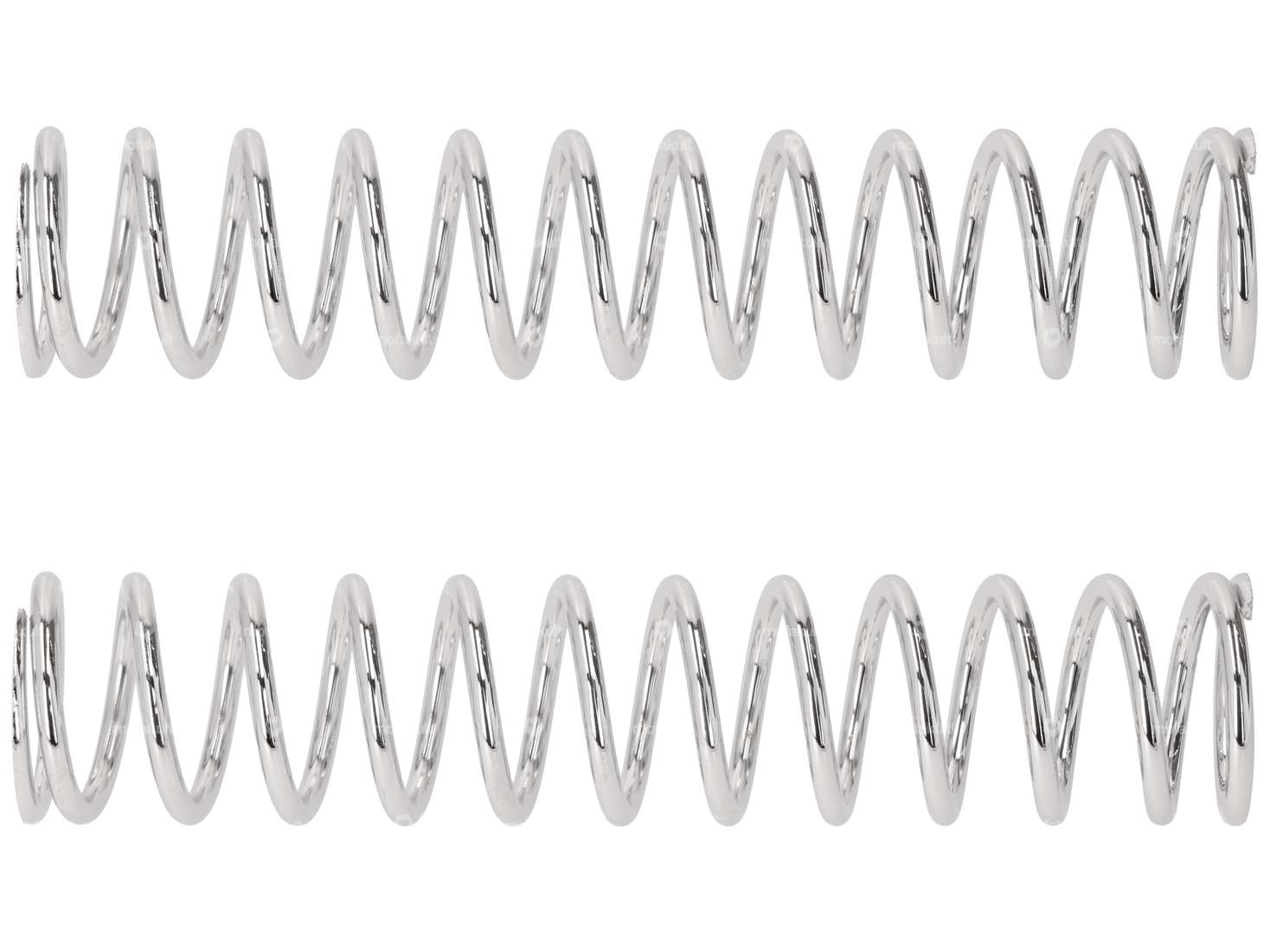 EBR Ressort décoratif (paire) Fourche Ø 28 mm Chrome | Piaggio Ciao / Hercules / Alpa Carousel Image 2