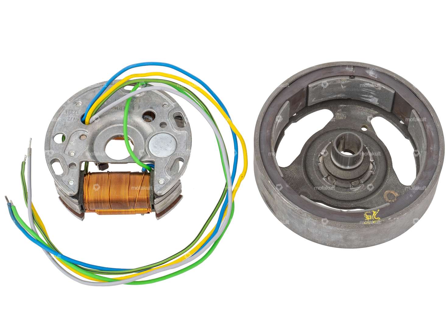 Bobina di accensione esterna in senso orario / bobine supplementari 6V 22-5 / 10W NOS Carousel Image 2