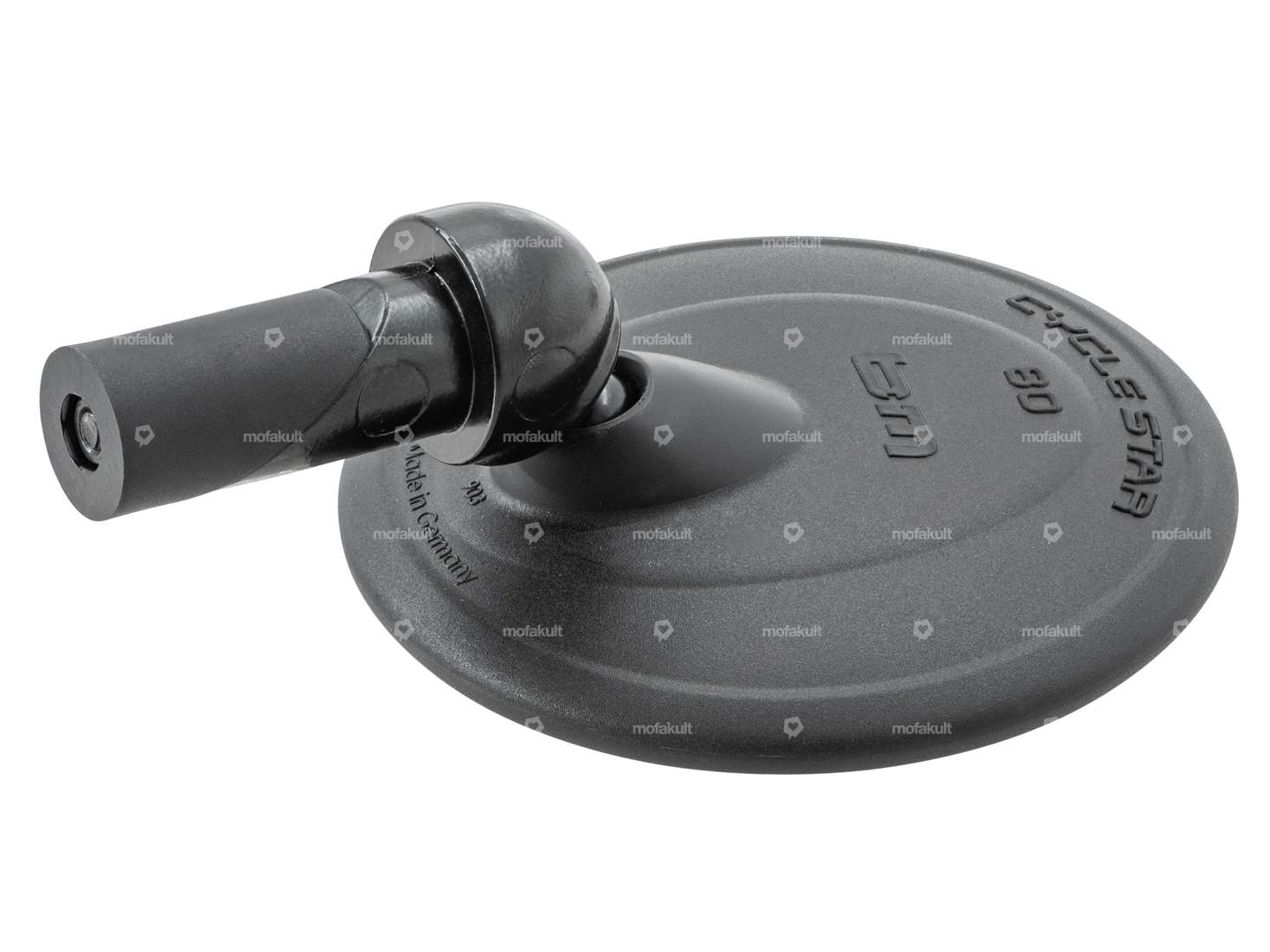 Bumm Spiegel rund 8 cm Steckvariante schwarz Carousel Image 3