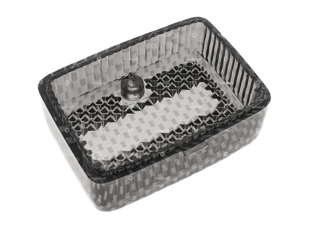 Carbon rear light lens Carousel Image 2