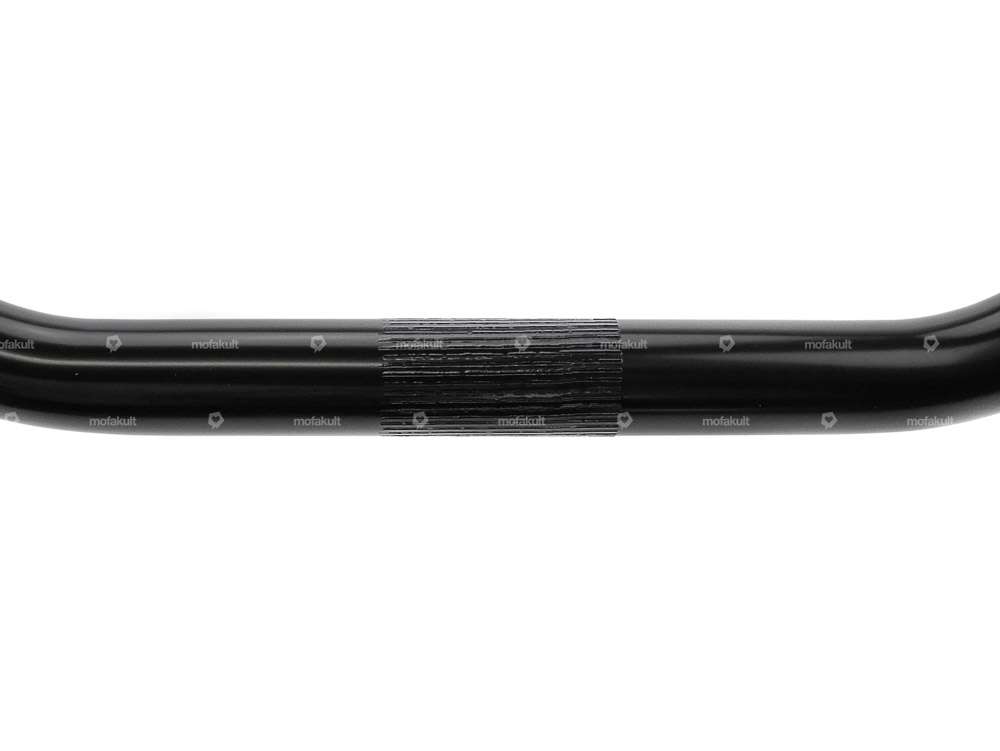 Piastra forcella manubrio 66 cm curva nera Carousel Image 3