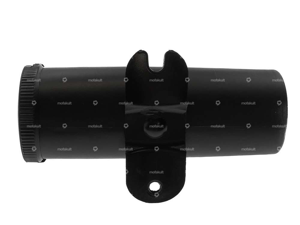 Cassetta porta attrezzi rotonda in plastica nera Carousel Image 3