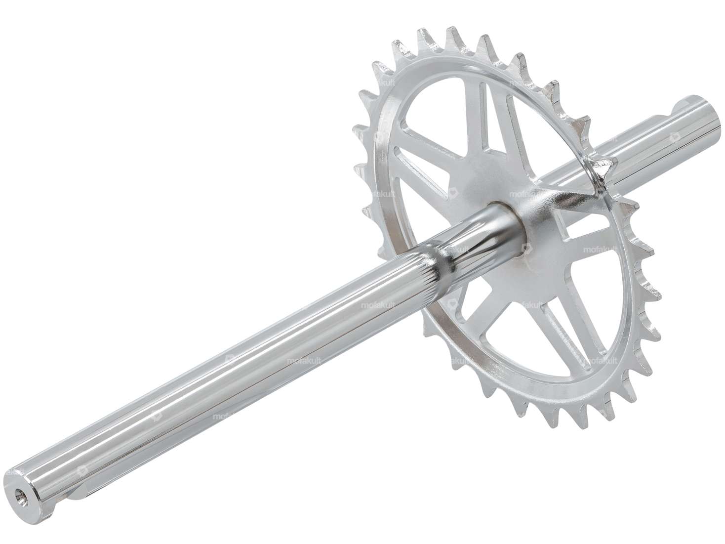 GPO Tretachse 28 Zähne Chrom | Sachs Alpa Carousel Image 2