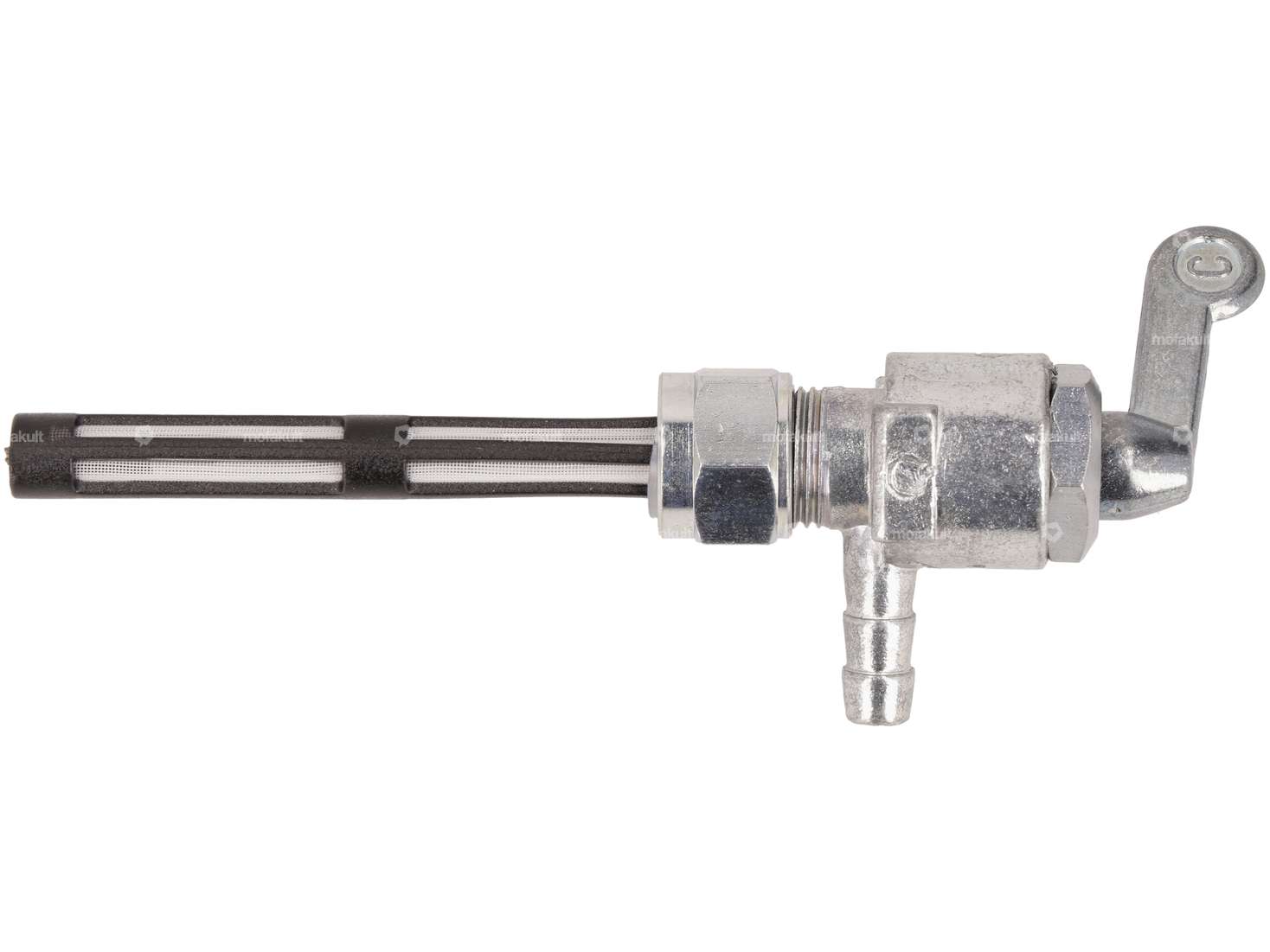 Fuel tap horizontal M12x1 (with union nut) outgoing at the bottom Carousel Image 1