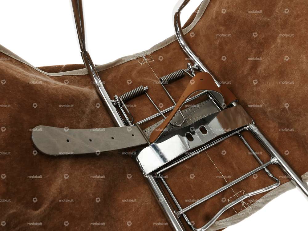 Borsa per bagagli Oldschool miele Carousel Image 4