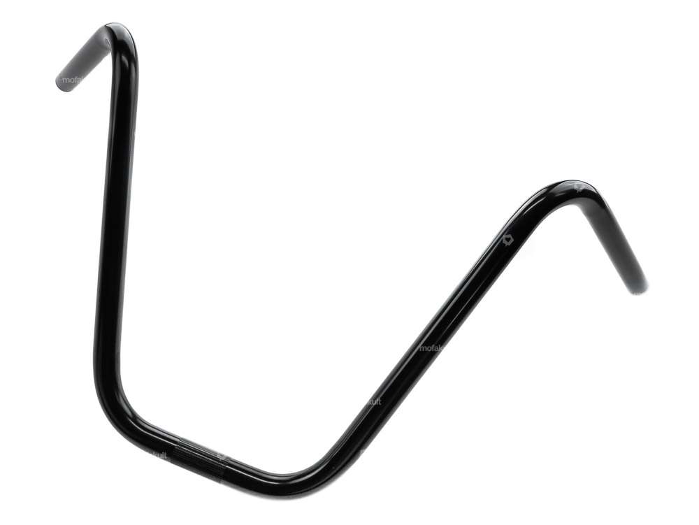 Piastra manubrio forcella 34 cm chopper nero Carousel Image 2