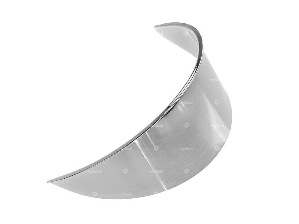 Chrome headlight spoiler, medium size Carousel Image 1