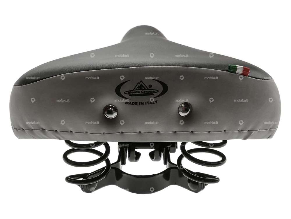 Sattel Comfort Tonnenfedern schwarz / grau Carousel Image 5