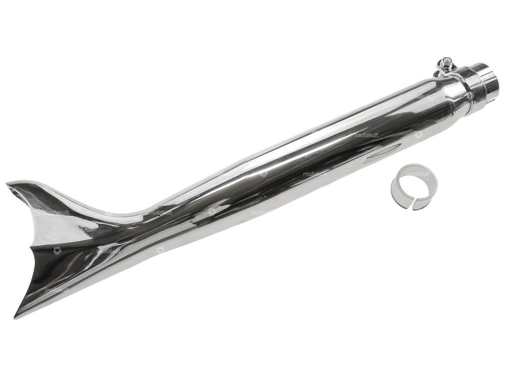 Silenziatore (38/65 mm) Coda di pesce personalizzata Carousel Image 1