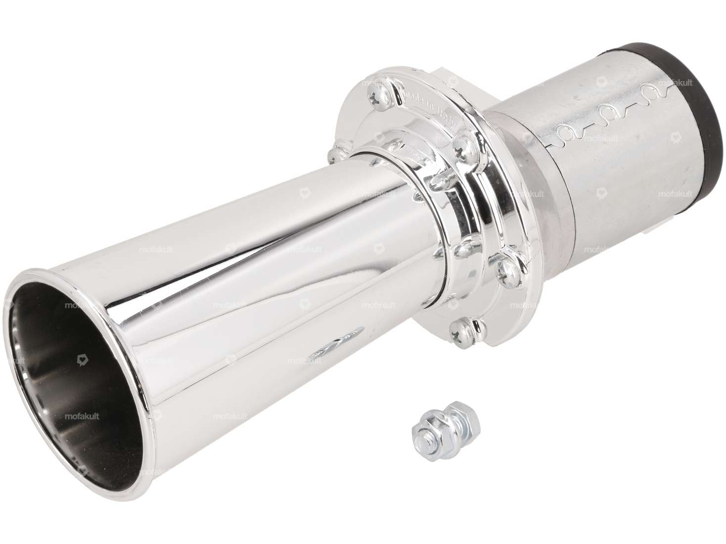 FISA Clacson 12V ENORME Cromo Carousel Image 1