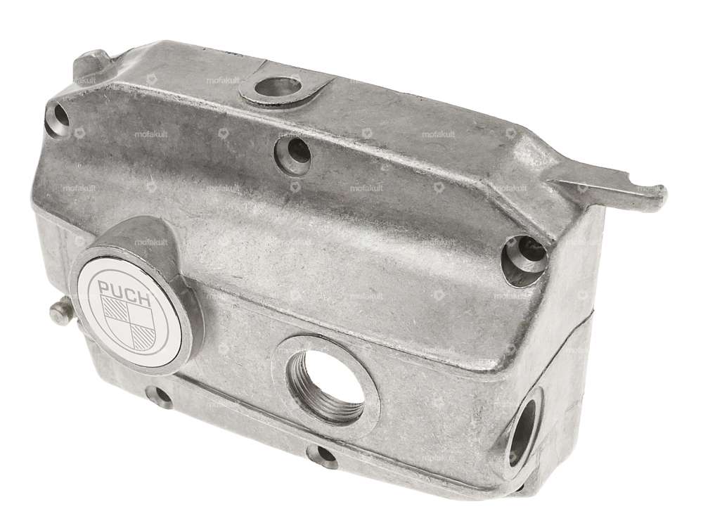 66HEROES Capuchon de fermeture arbre de pignon nickelé Puch Logo | Puch Z50 (DE/AT Version) Carousel Image 4