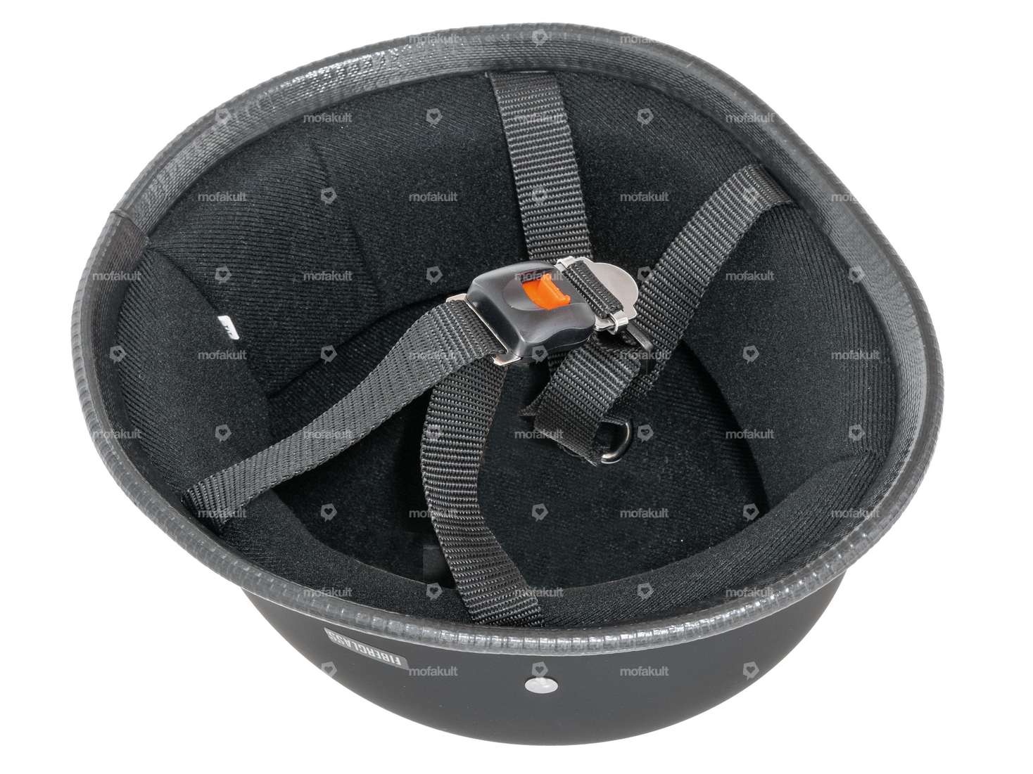 Elmetto "Militare" nero opaco Carousel Image 3