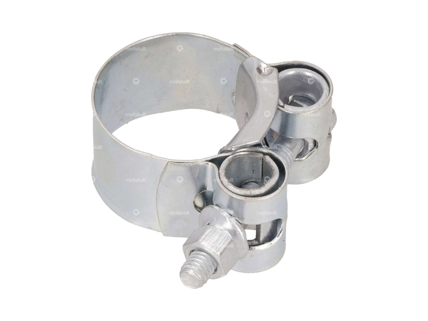 Schraubschelle 26 - 28 mm massiv W1 verzinkt Carousel Image 1