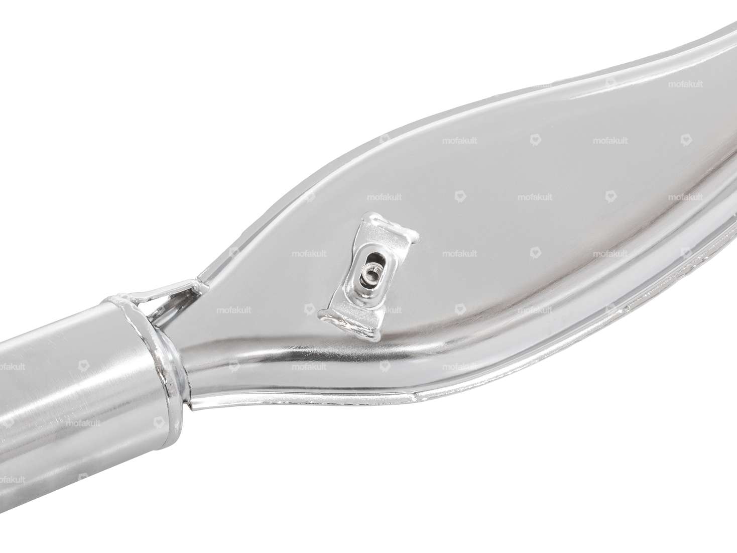 Scarico TECNO "pancia piatta" cromato | Puch Maxi Carousel Image 2