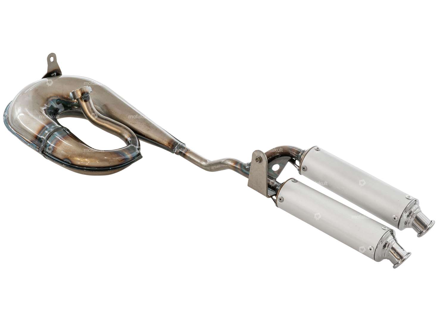 Scarico TECNO Circuit a doppio silenziatore | Piaggio Ciao, Bravo Carousel Image 2