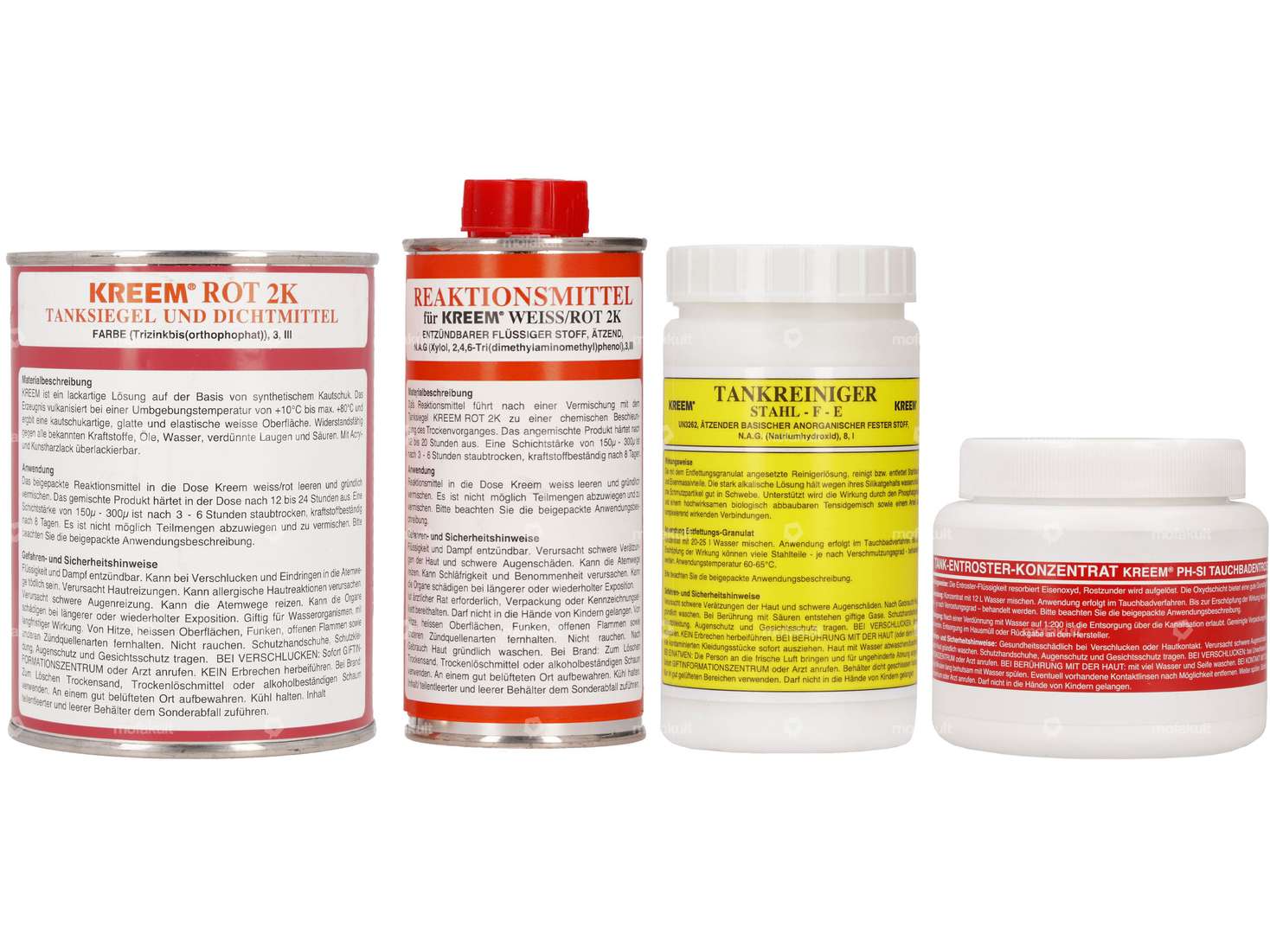 KREEM tank sealing set red 2K for 12 L tank Carousel Image 1