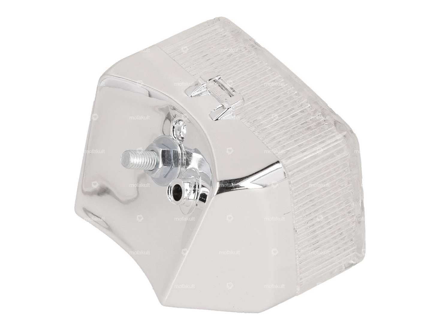 Chrome rear light - white Carousel Image 2