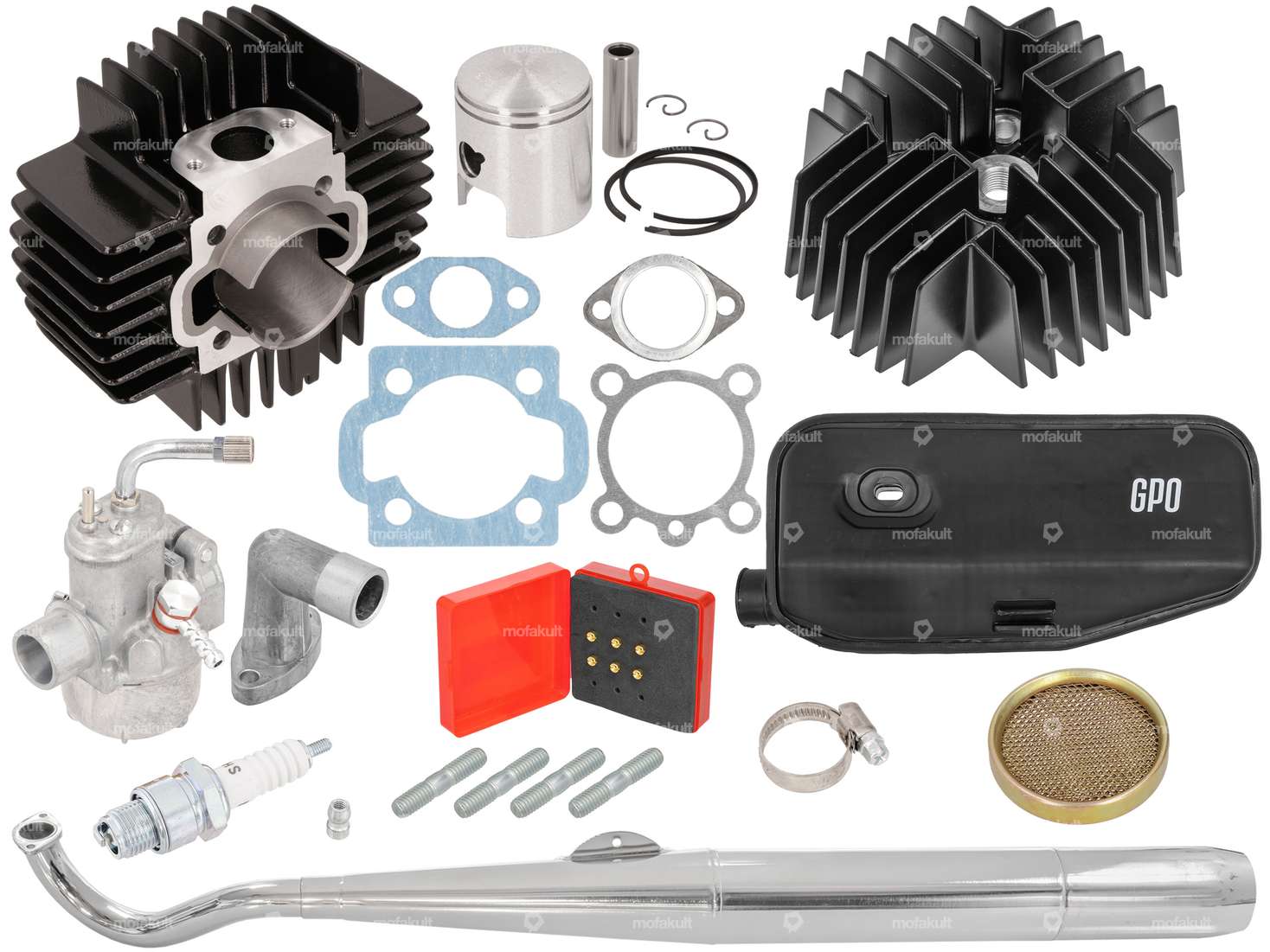 GPO Tuning-Set 43.5 mm (réplique Metrakit) | Puch E50, ZA50 Carousel Image 1