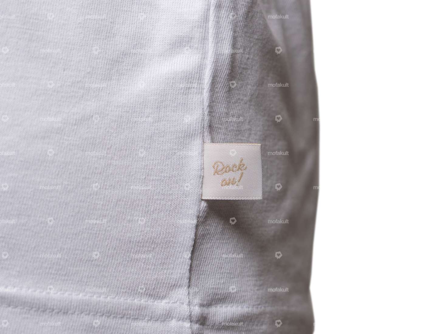 Maglietta mk-Merch "Heart" bianco Carousel Image 6