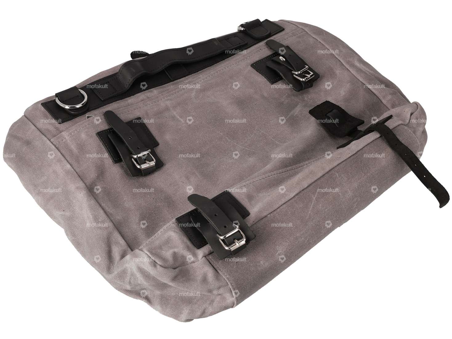 mk-Merch Sac à bagages "vintage" gris Carousel Image 2