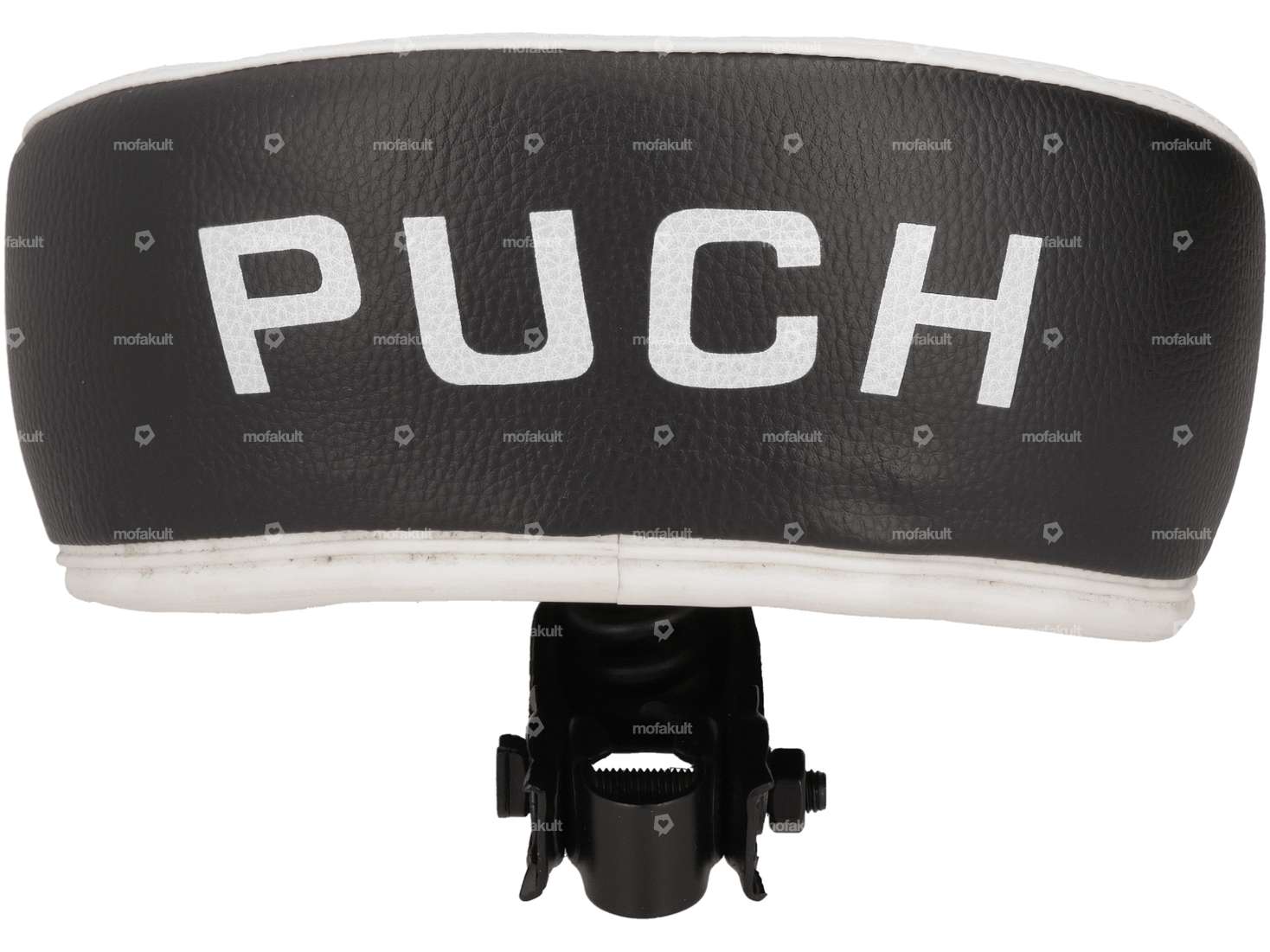 Sattel «PUCH» schwarz - weiss Carousel Image 3