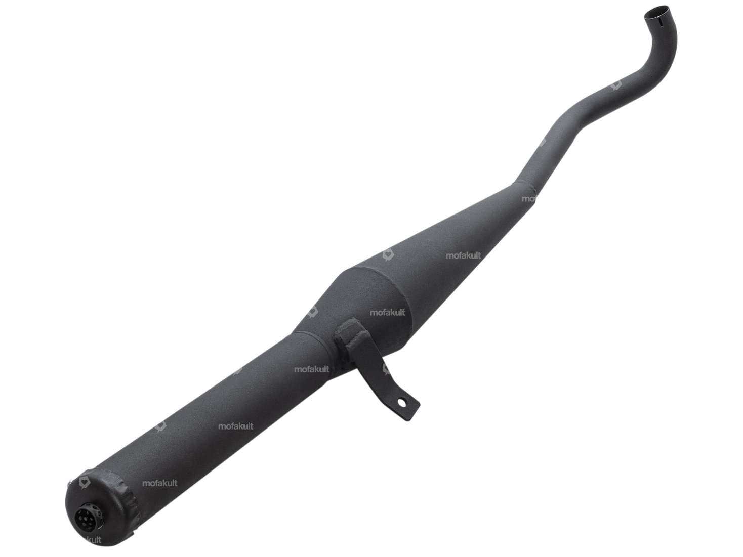 HOMOET Auspuff P4 28 mm schwarz | Hercules Prima, Optima Carousel Image 2