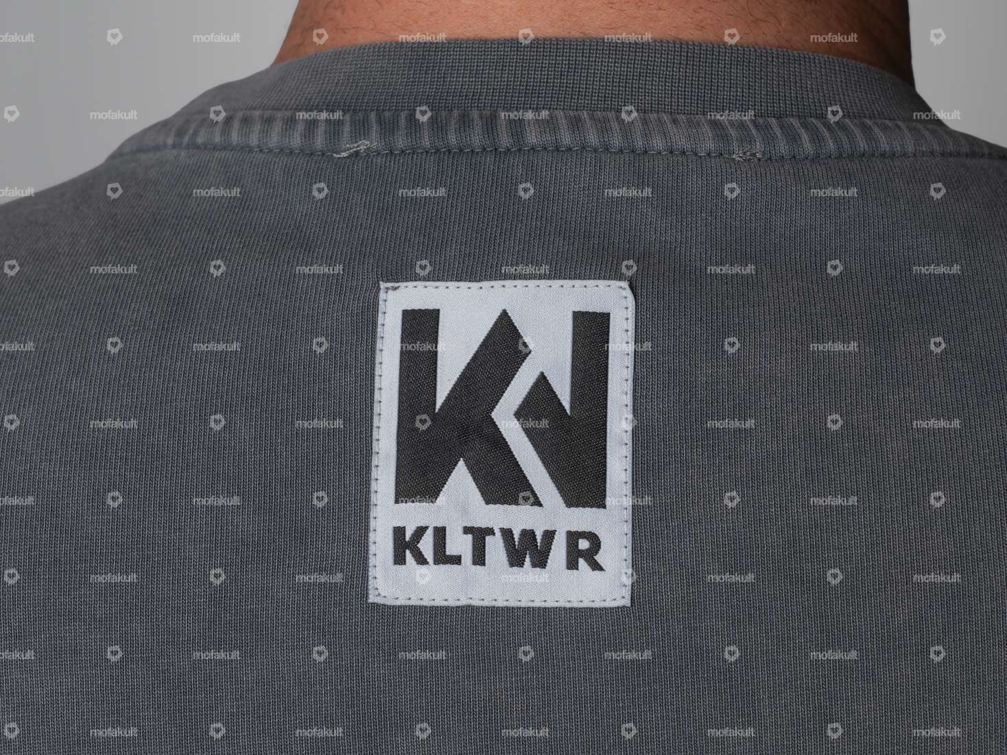 KULTWEAR T-shirt "Vintage" oversized gris Carousel Image 4