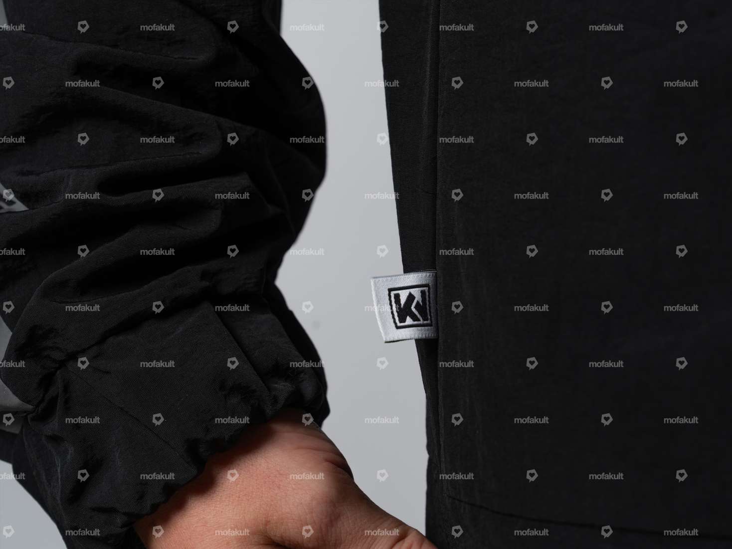 KULTWEAR Windbreaker «Ride» schwarz / grau Carousel Image 8