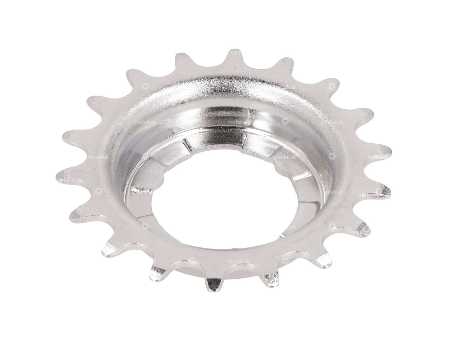 Zahnkranz Rücktritt 18 z. stark gekröpft Chrom Carousel Image 1