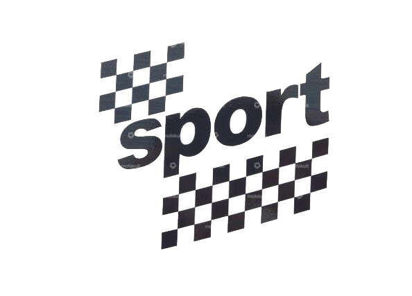 Autocollant réservoir "sport" noir 97 x 87 film plastique | Puch X30 NS Carousel Image 1