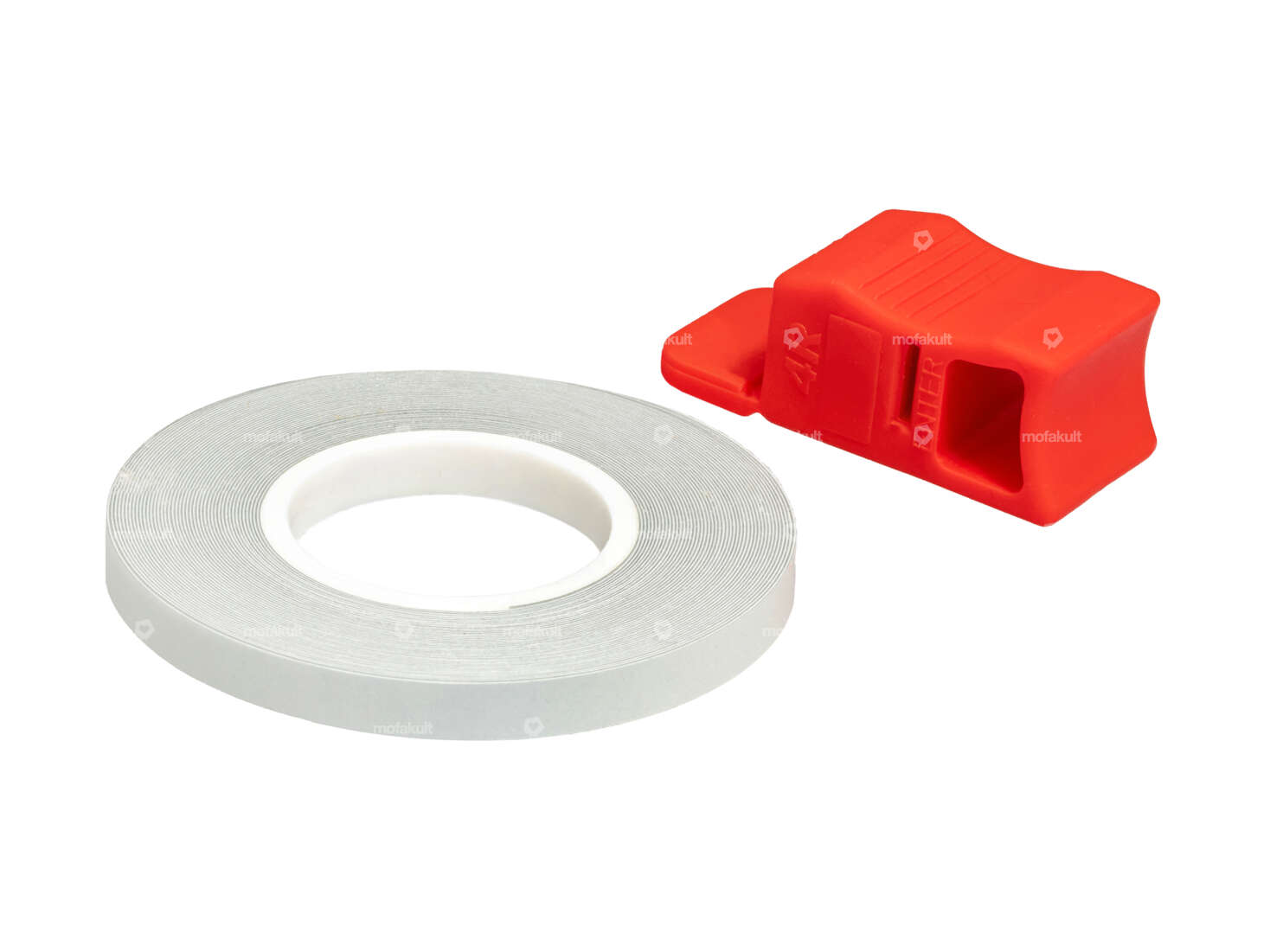 Ruban de jante 5 mm x 6 m blanc-brillant Carousel Image 1