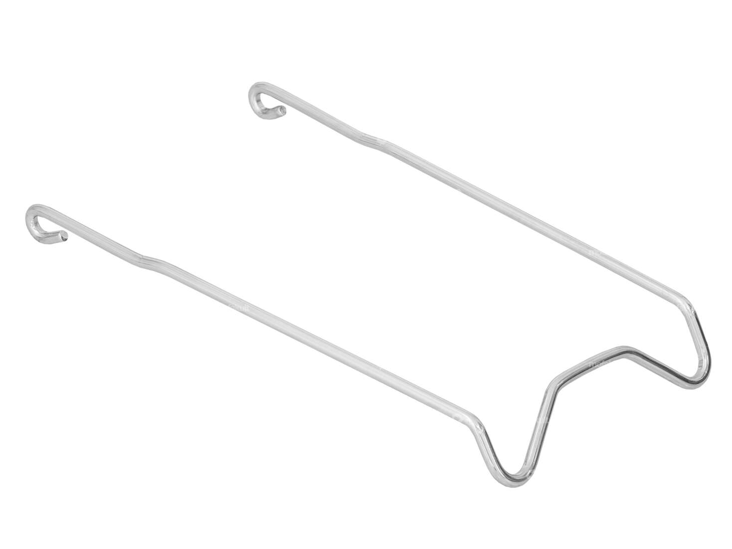 Gepäckträgerspange Chrom (22 x 11 cm) Carousel Image 1
