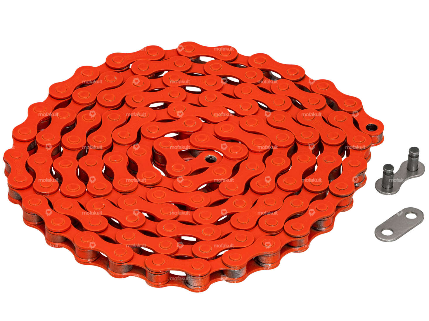 Catena a pedale KMC rossa Carousel Image 1