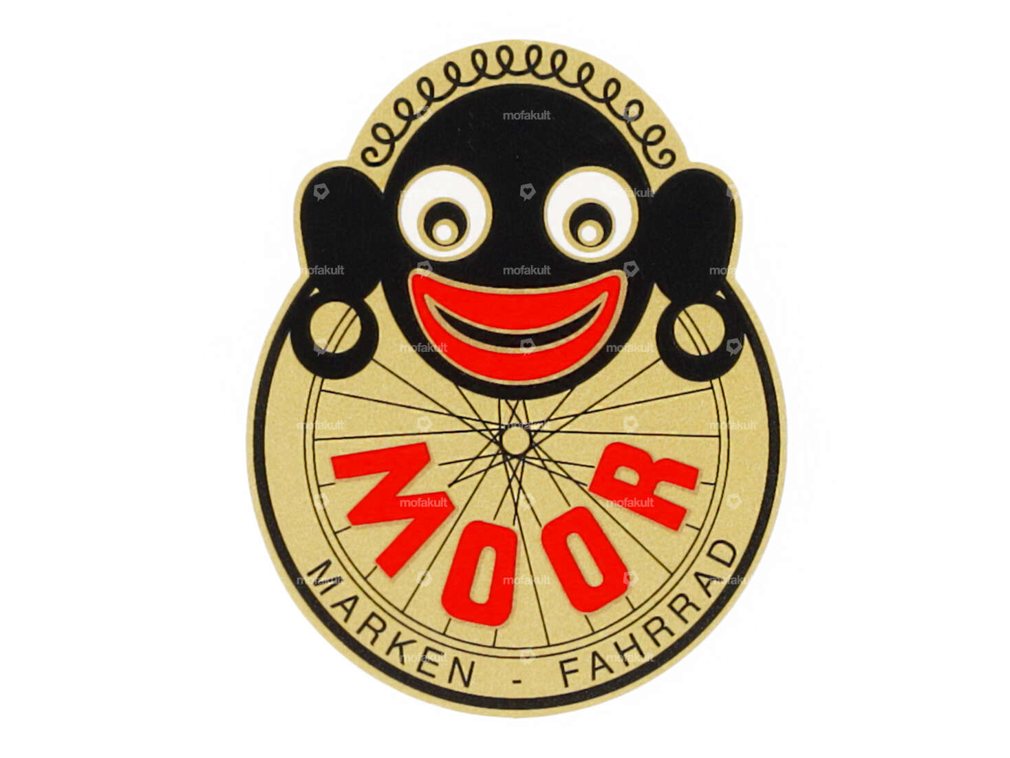 Adesivo "stemma MOOR" 44x55 tubo sterzo Carousel Image 1