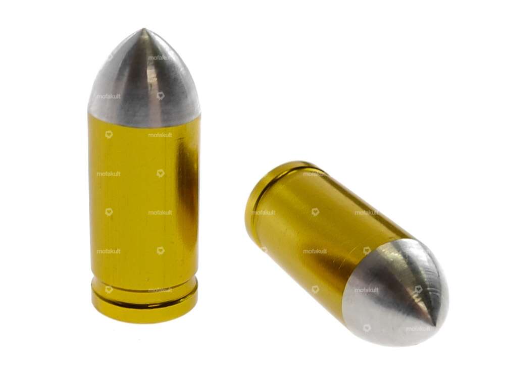 Tappi valvola cartuccia alluminio oro / argento Carousel Image 1