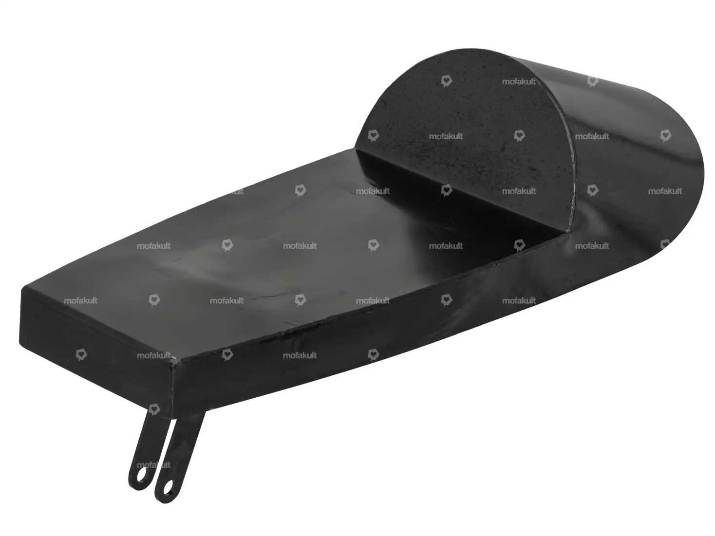 MLM saddle shell Cafe Racer round black | Puch Maxi | mofakult