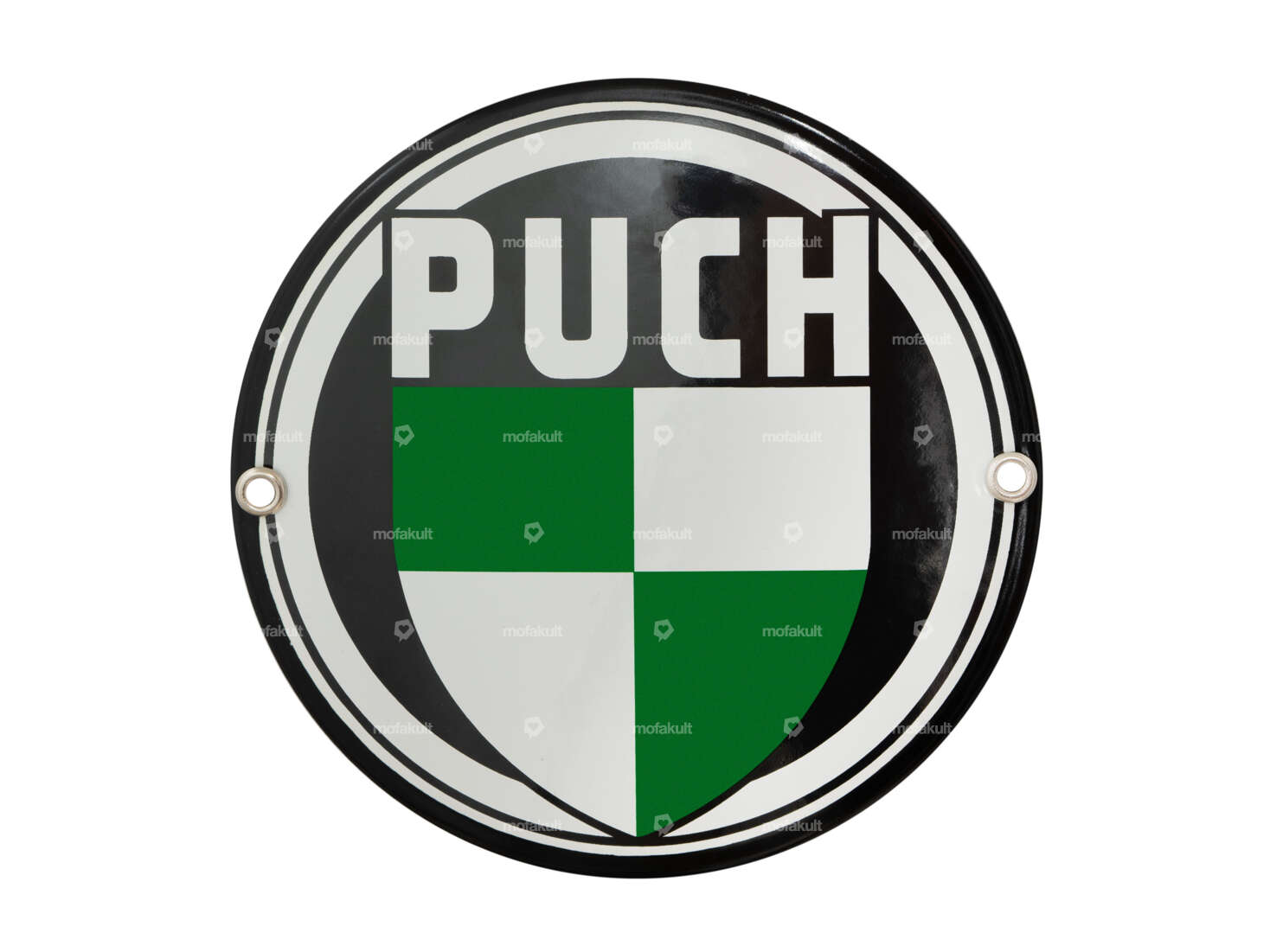 Emaille Schild «Puch» Ø 15 cm Carousel Image 1