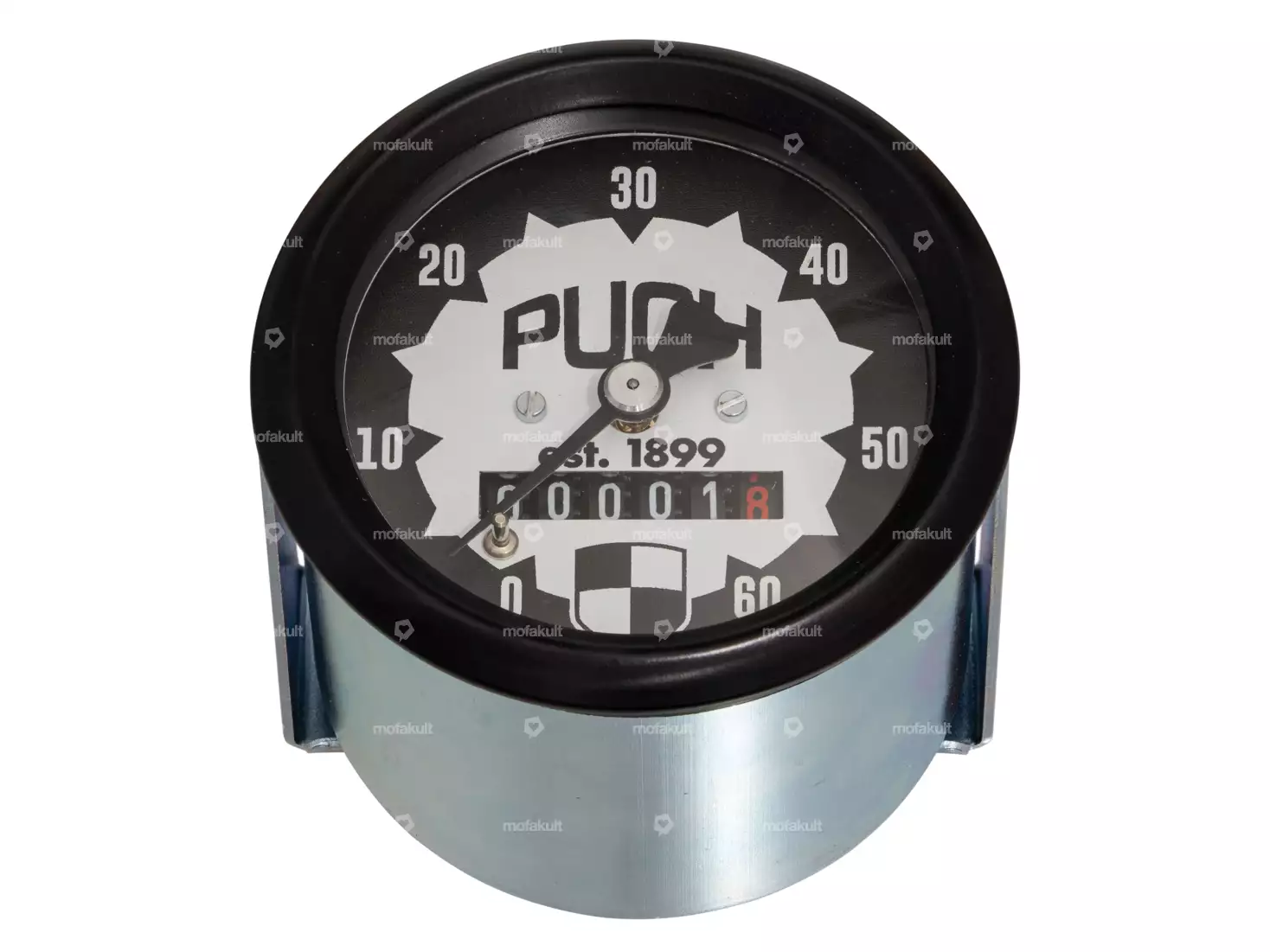 66HEROES speedometer 60 km/h Ø 60 mm | Puch logo | mofakult