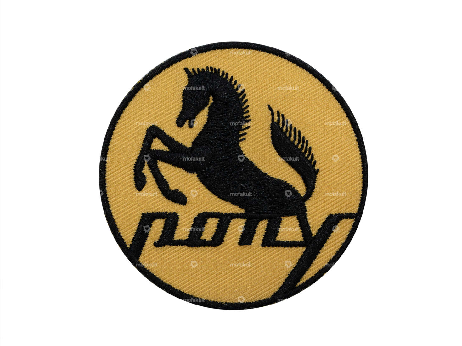 mk-Merch Aufnäher «Pony» Ø 60 mm Carousel Image 1