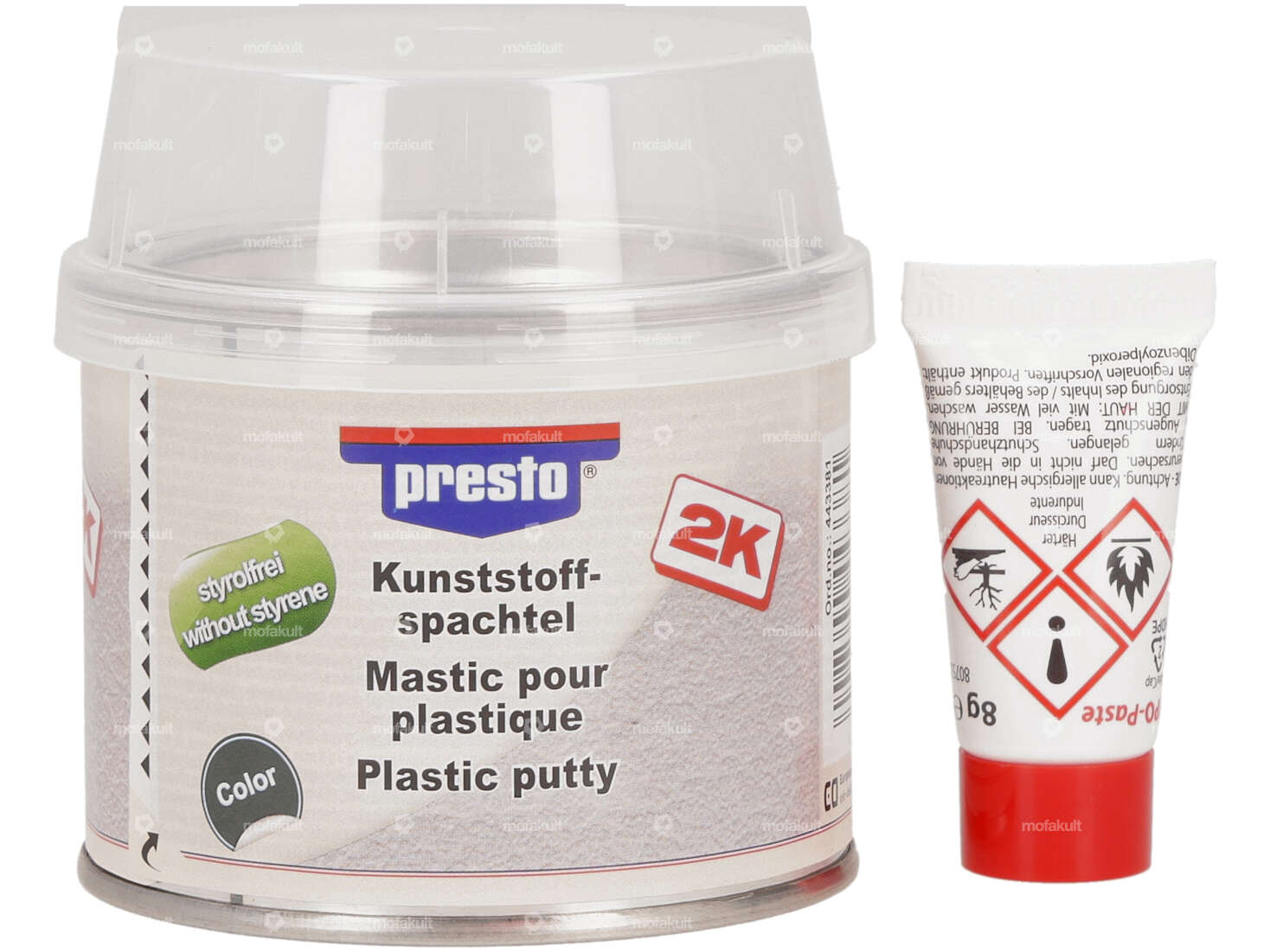 Presto stucco per plastica 250 g Carousel Image 1