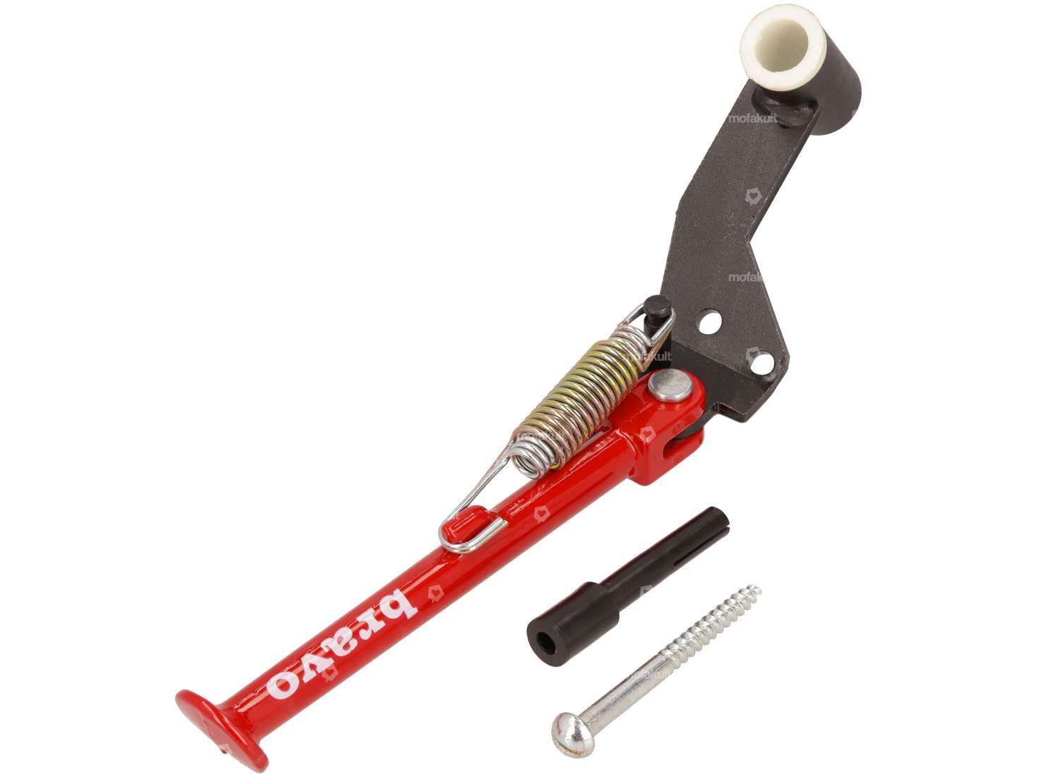 Cavalletto Buzzetti "bravo" rosso NOS | Piaggio Bravo, SUPERbravo Carousel Image 1