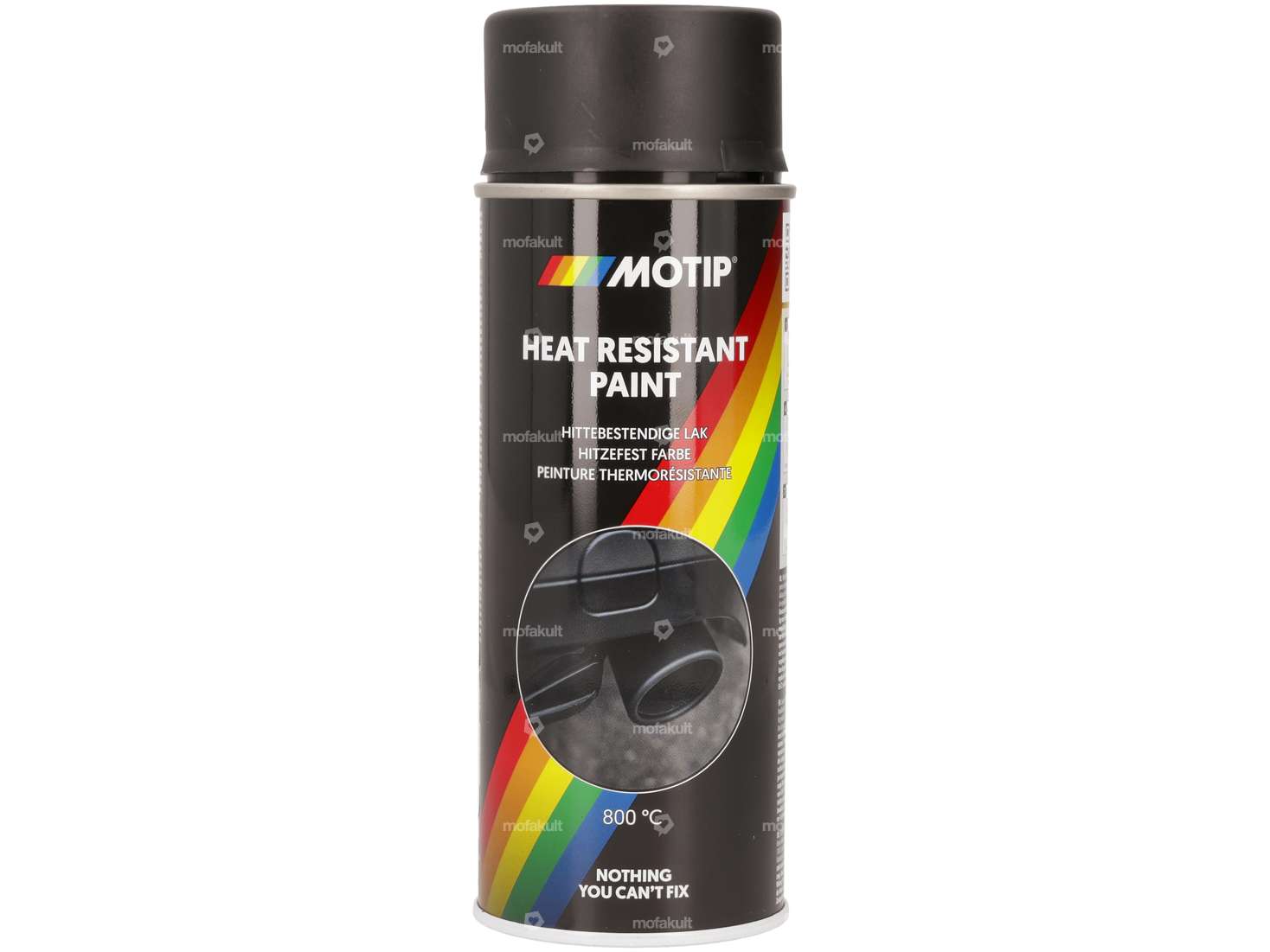 MOTIP hitzebeständiger Lack schwarz 400 ml Carousel Image 1
