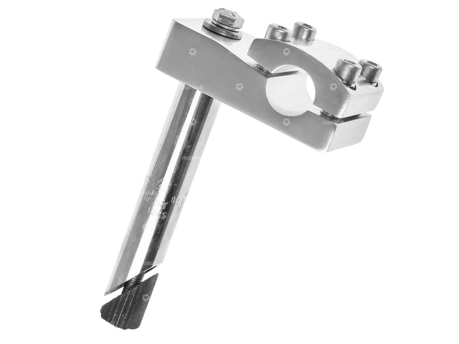 Potence GPO 22 mm en aluminium (4 points de fixation pour guidon à fourche) Carousel Image 1