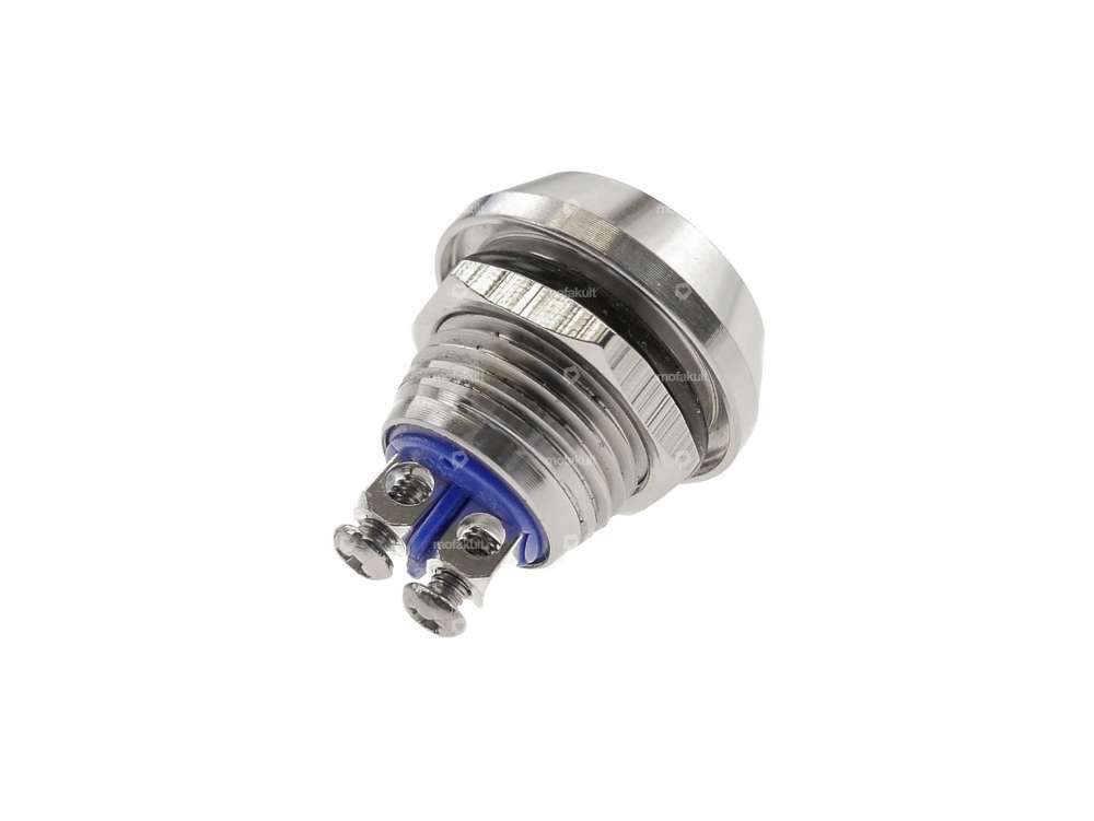 Pomello d'arresto rotondo in acciaio inox Carousel Image 3